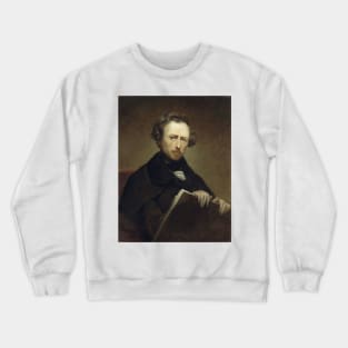 Self Portrait at the age of 43 by Ary Scheffer Crewneck Sweatshirt